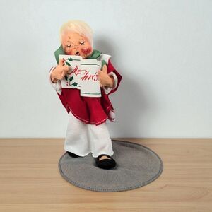 1993 Annalee Choir Boy Doll: Vintage Christmas Caroler Figurine